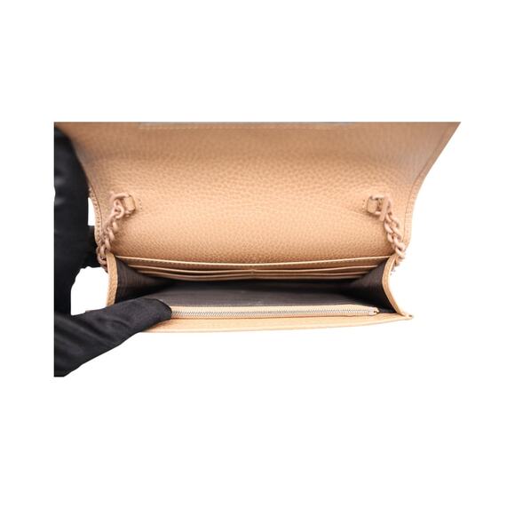 Gucci GG Marmont Wallet On Chain In Beige - Picture 5 of 6